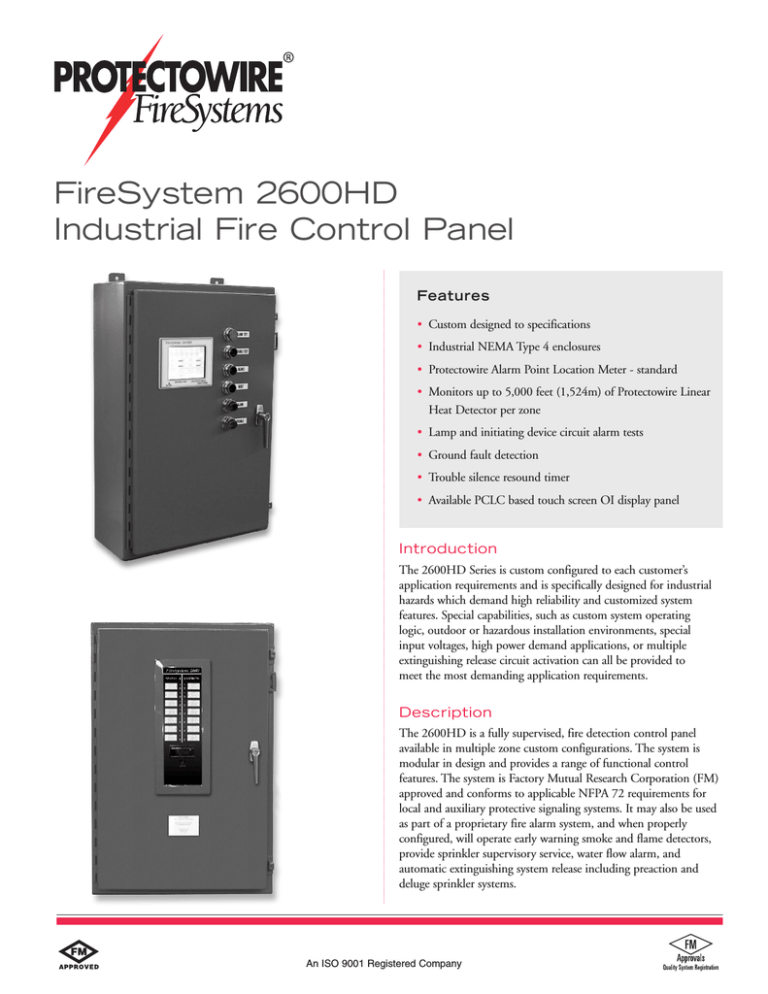 Protectowire 2000 FireSystem User manual Protectowire 2000 FireSystem User manual