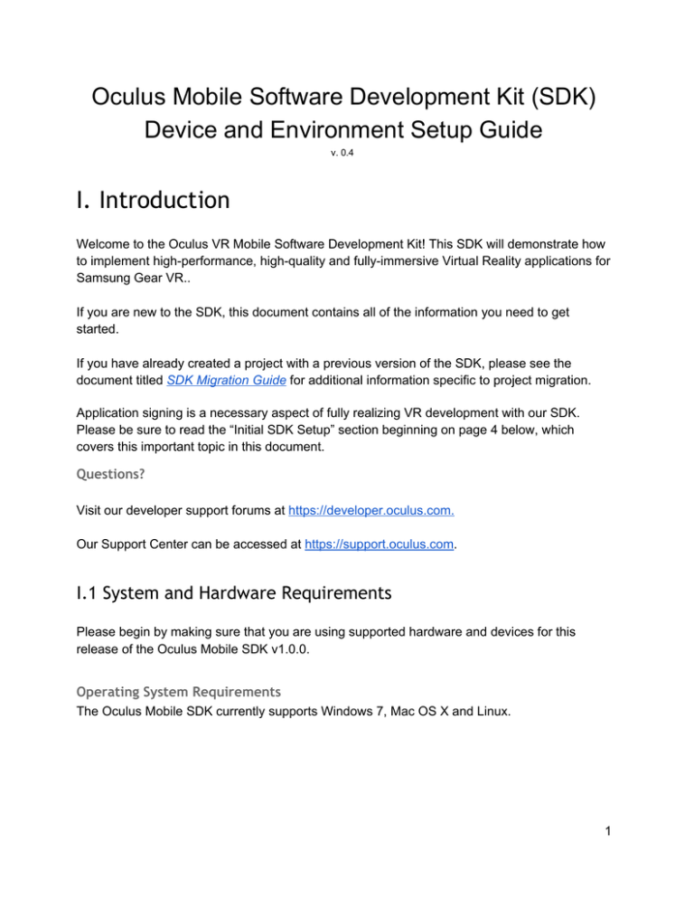 Samsung Gear VR Specification Samsung Gear VR Specification