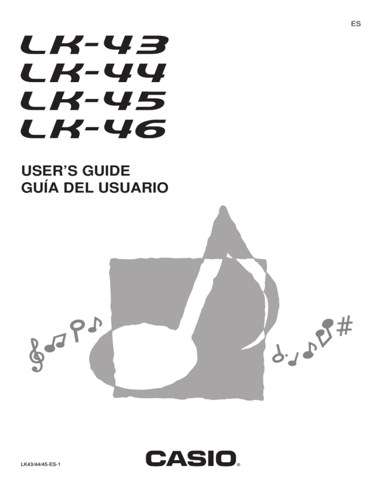 Casio LK-44 - Lighted Musical Piano Standard-Size User guide Casio LK-44 - Lighted Musical Piano Standard-Size User guide