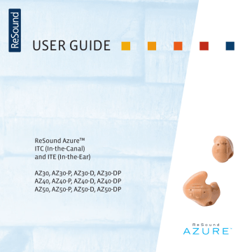 ReSound Azure User guide | Manualzz
