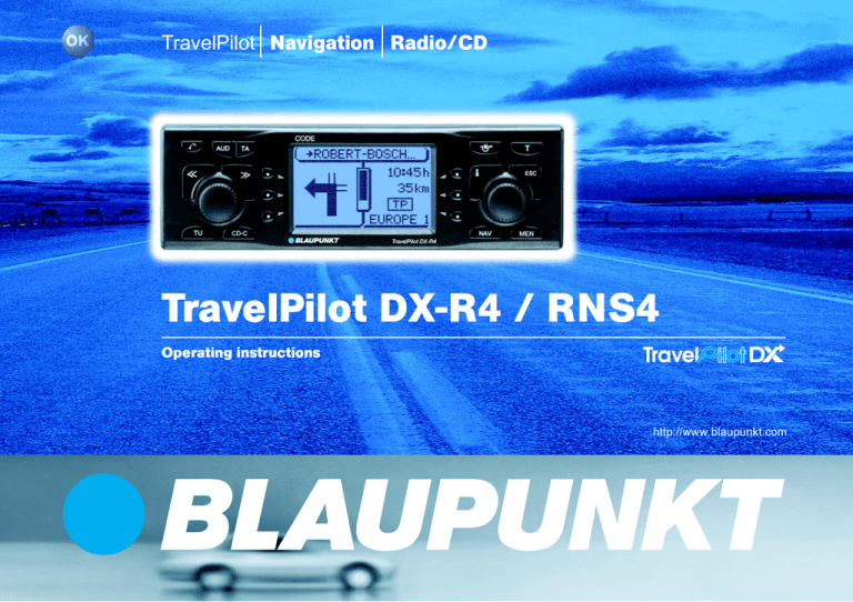 Blaupunkt DX-R4 Operating instructions Blaupunkt DX-R4 Operating instructions