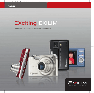 Casio EX Z1050 - EXILIM ZOOM Digital Camera User manual Casio EX Z1050 - EXILIM ZOOM Digital Camera User manual