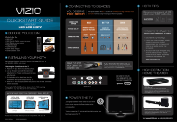 Vizio M160MV User manual | Manualzz Vizio M160MV User manual | Manualzz