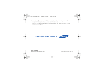 Samsung SGH-i450 User's Guide | Manualzz