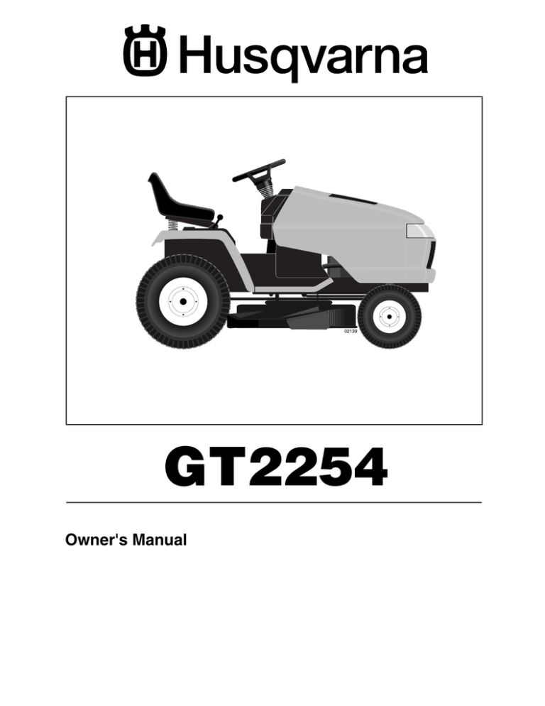 Electrolux Bar Mower Owner's manual Electrolux Bar Mower Owner's manual