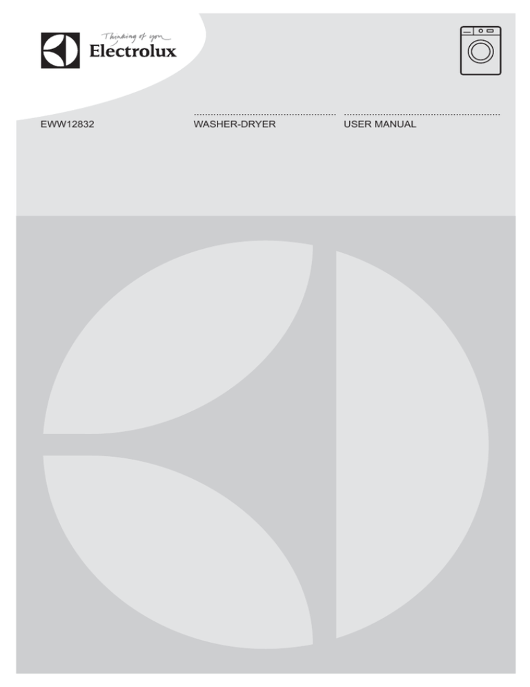Electrolux EWW12842, EWW14912, EWW12832 User manual Electrolux EWW12842, EWW14912, EWW12832 User manual