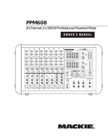 Owner's manual | Mackie S215 Owner`s manual | Manualzz Owner's manual | Mackie S215 Owner`s manual | Manualzz