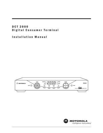 Motorola MTS 2000 Installation manual | Manualzz