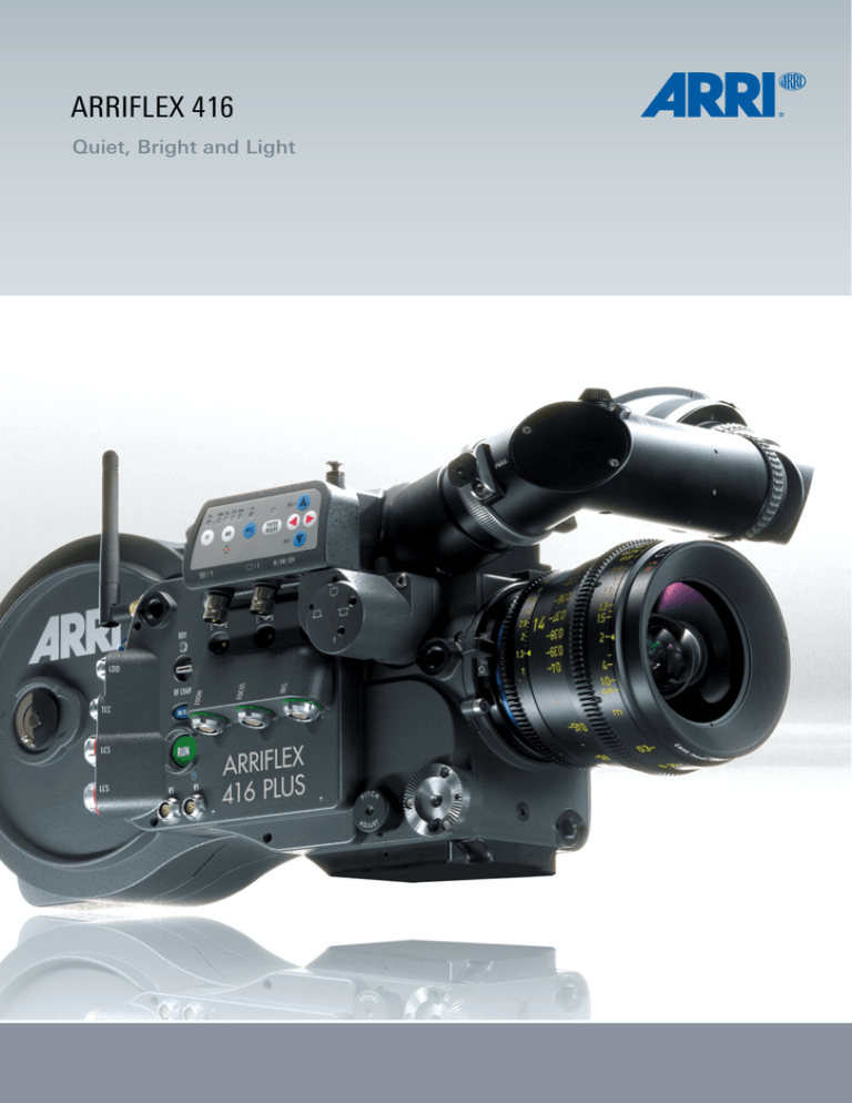 ARRI ARRIFLEX 416 User manual ARRI ARRIFLEX 416 User manual