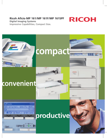 Ricoh MP 161 Printer User manual | Manualzz