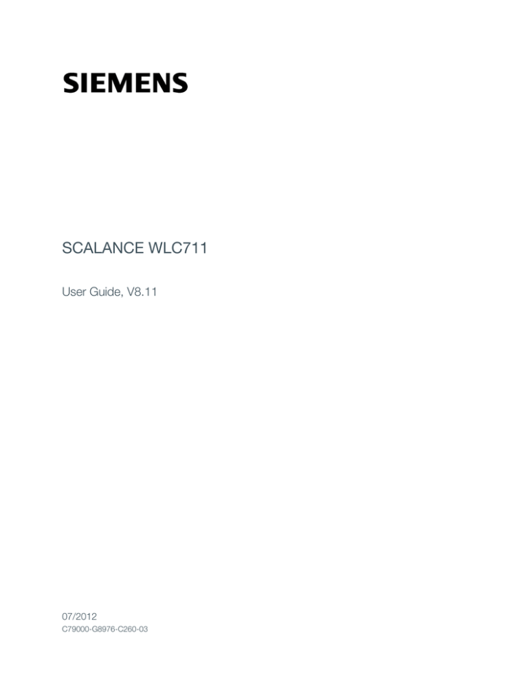 Siemens EF 711 Series User guide Siemens EF 711 Series User guide