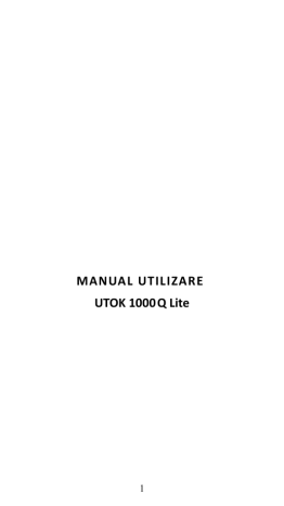 TOATE DREPTURILE REZERVATE. UTOK 1000 D | Manualzz