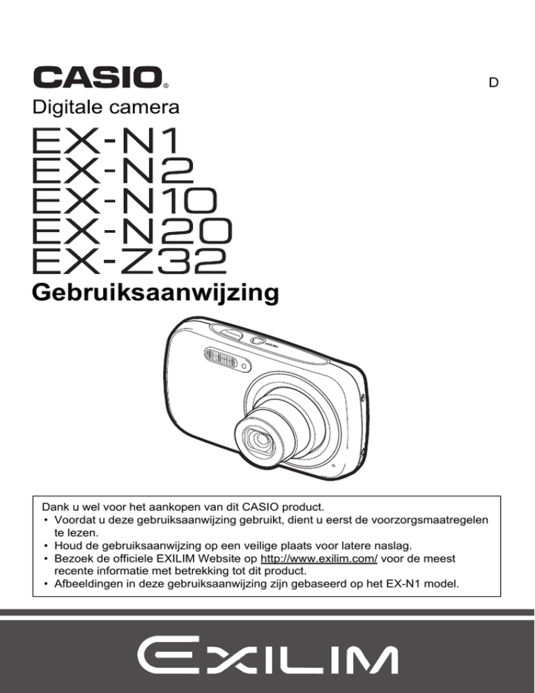 Casio EX-Z32, EXILIM EX-N20, EX-N1, EX-N2, EX-N10, EX-N20 User manual Casio EX-Z32, EXILIM EX-N20, EX-N1, EX-N2, EX-N10, EX-N20 User manual