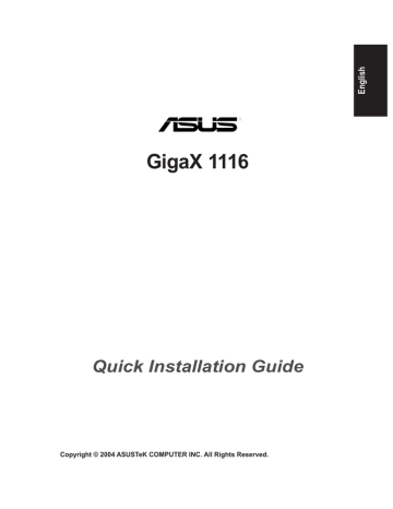 Asus GigaX 1116 4G LTE / 3G Router Installation guide | Manualzz Asus GigaX 1116 4G LTE / 3G Router Installation guide | Manualzz