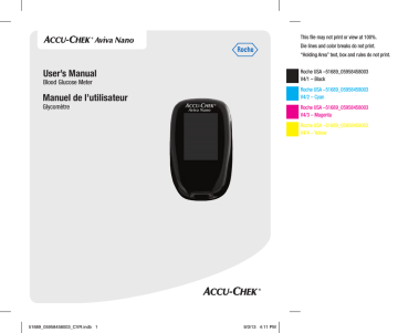 Accu-Chek NANO User's manual Accu-Chek NANO User's manual