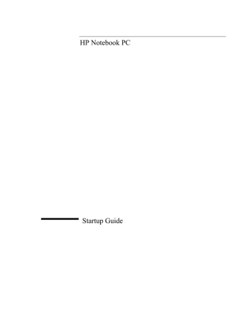 HP (Hewlett-Packard) SQ575UP#ABA Laptop Startup Guide | Manualzz