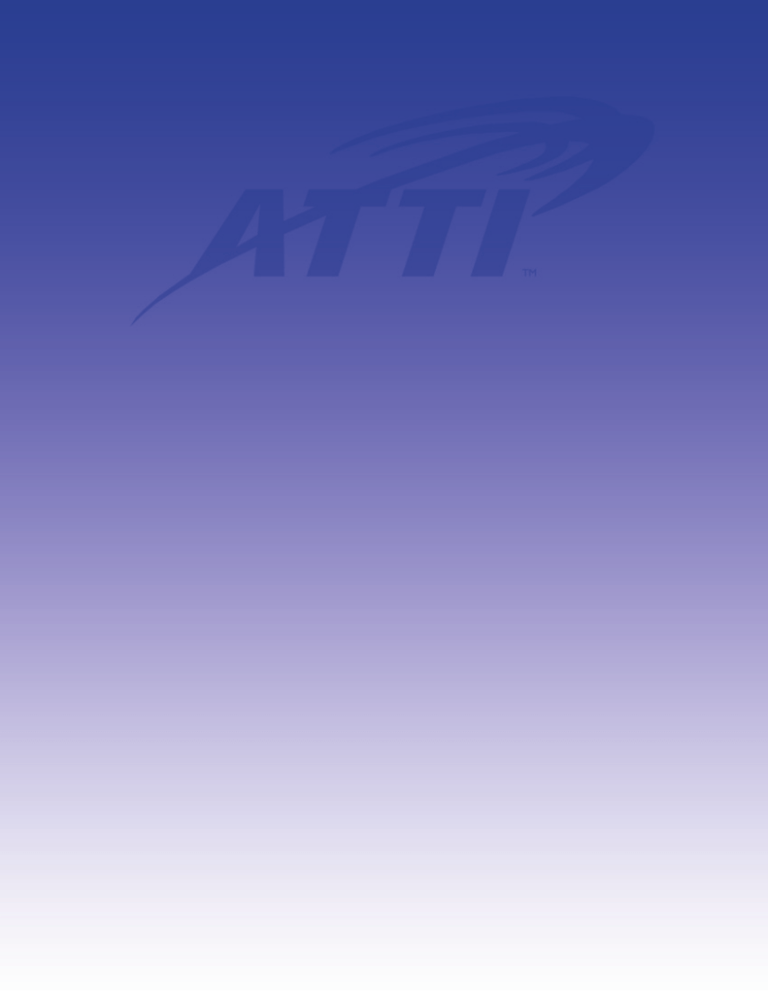 ATTI Shadow Tracker Premier Specification ATTI Shadow Tracker Premier Specification