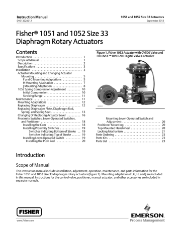 Emerson 1052 Instruction manual | Manualzz