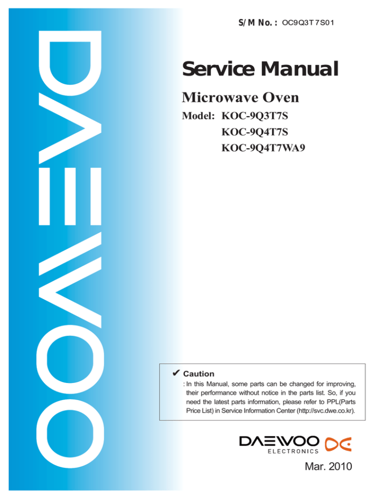 Daewoo KOR-6L0B1A User manual Daewoo KOR-6L0B1A User manual