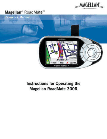 Magellan RoadMate 300R Reference Manual | Manualzz