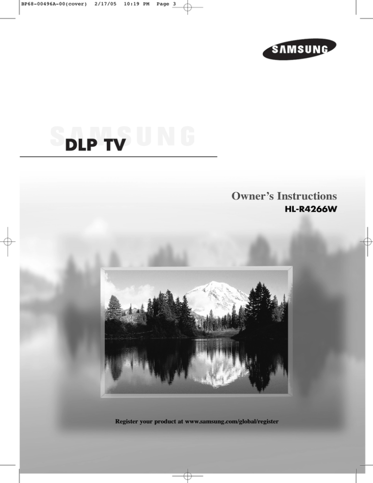 Samsung BP59-00092G-03 User manual Samsung BP59-00092G-03 User manual