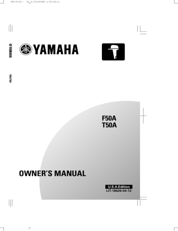 INDEX. Yamaha F50A, T-50, T50A | Manualzz