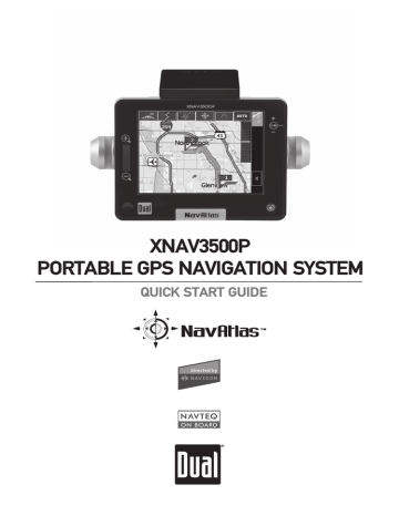 Dual XNAV3500P Quick Start Guide | Manualzz Dual XNAV3500P Quick Start Guide | Manualzz