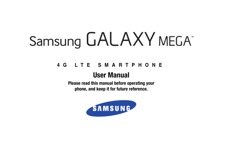 Samsung 1527, Galaxy MEGA SGH-I527, Galaxy Mega User manual Samsung 1527, Galaxy MEGA SGH-I527, Galaxy Mega User manual