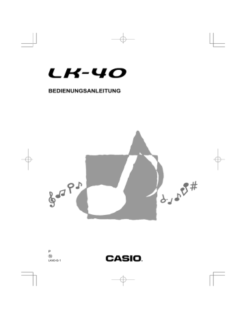 Casio LK-40 Electronic Musical Instrument Bedienungsanleitung | Manualzz Casio LK-40 Electronic Musical Instrument Bedienungsanleitung | Manualzz