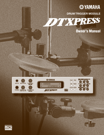 Yamaha TP-7032, DTXPRESS, DTXPRESSE Owner's manual Yamaha TP-7032, DTXPRESS, DTXPRESSE Owner's manual