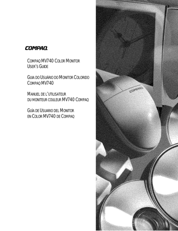 Compaq MV 740 User's Guide Compaq MV 740 User's Guide
