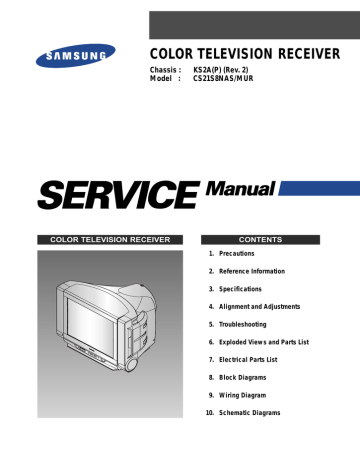 Samsung CS21S8 Specification Samsung CS21S8 Specification