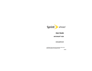 Motorola MOTORAZR VE20 - VE20, MOTORAZR VE20 User manual Motorola MOTORAZR VE20 - VE20, MOTORAZR VE20 User manual