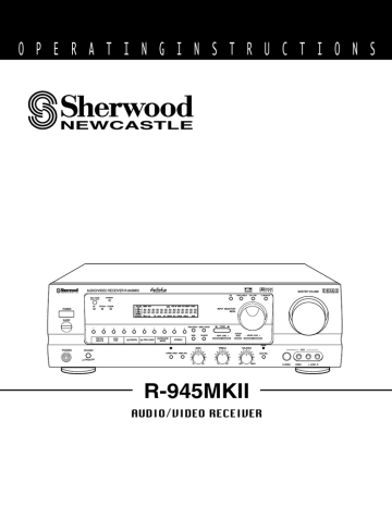 Sherwood R-945MKII Operating instructions | Manualzz