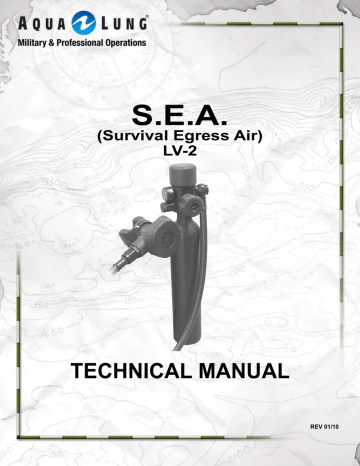 Aqua Lung S.E.A. LV-2 Technical Manual | Manualzz