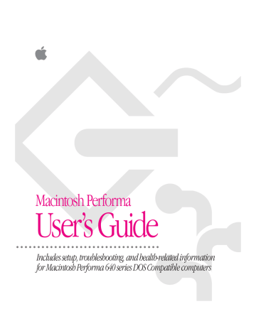 Macintosh performa User`s guide | Manualzz