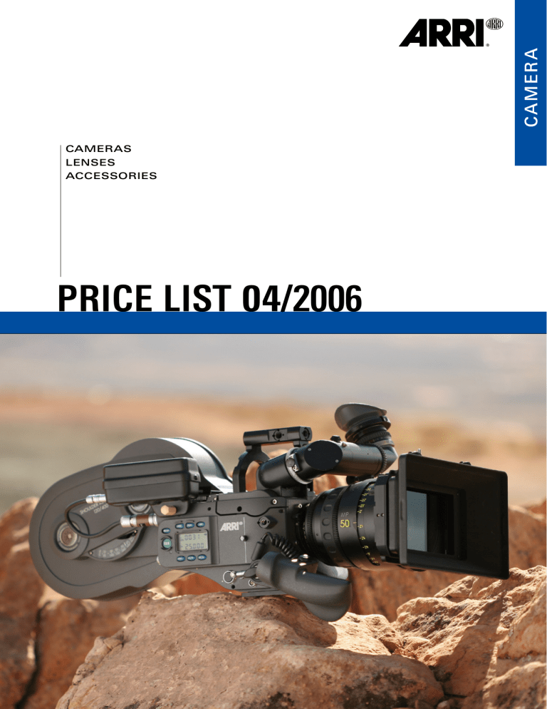 ARRI ARRIFLEX 435 XTreme User manual ARRI ARRIFLEX 435 XTreme User manual
