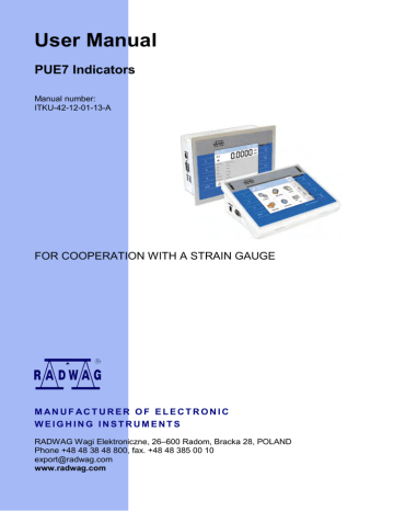 RADWAG ITKU-22-02-01-12-A User manual | Manualzz