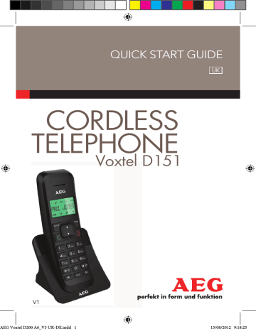 AEG Voxtel D200 Installation guide AEG Voxtel D200 Installation guide