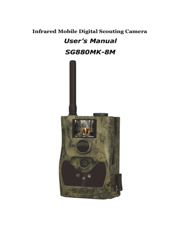 User's manual | ScoutGuard SG880MK-8mHD User`s manual | Manualzz