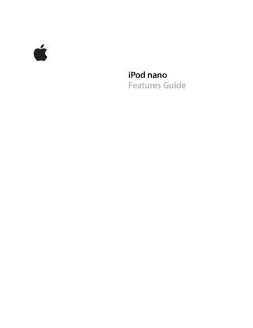 Apple iPod shuffle, iPod nano Instruction manual Apple iPod shuffle, iPod nano Instruction manual