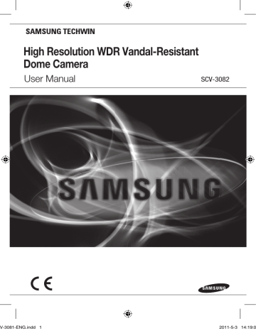 Samsung SCV-3082 User manual Samsung SCV-3082 User manual