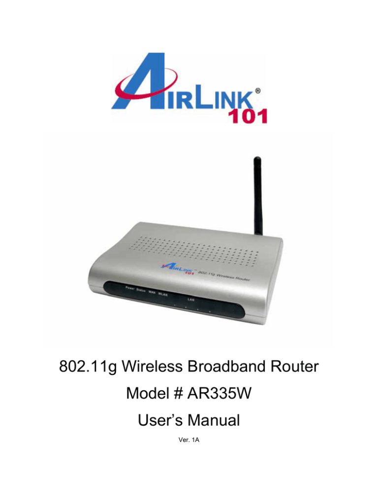Roline Cable/DSL Router User manual Roline Cable/DSL Router User manual