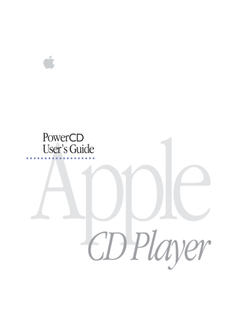 User's Guide | Apple PowerCD User`s guide | Manualzz User's Guide | Apple PowerCD User`s guide | Manualzz