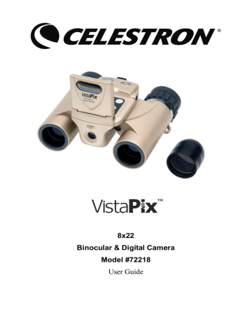 Celestron VistaPix 8x22 (72218) User guide | Manualzz