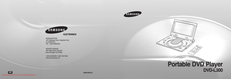 Samsung DVDL300, DVD-L300 User manual Samsung DVDL300, DVD-L300 User manual