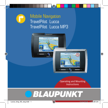 Blaupunkt Travelpilot Lucca Mounting Instructions Manualzz