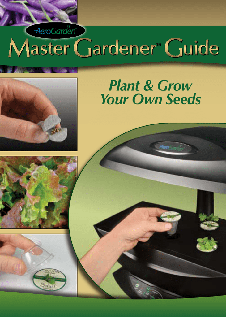 AeroGarden 7 Pod User Manual Plant Grow Your Own Seeds Manualzz