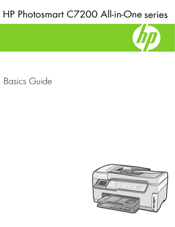 HP PHOTOSMART 7200, Photosmart C7200 All-in-One Printer series User guide HP PHOTOSMART 7200, Photosmart C7200 All-in-One Printer series User guide