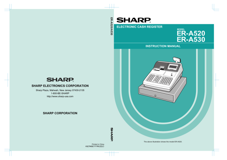 Sharp ER-A530 User manual Sharp ER-A530 User manual